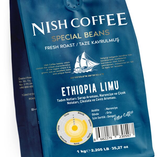 Nish Filtre Kahve Etiyopya Limu 1 Kg