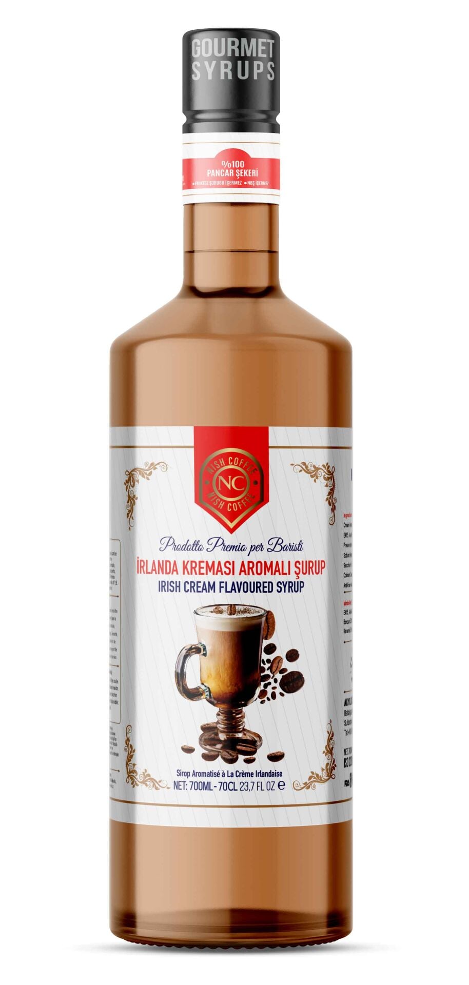 Nish Irish Krema Aromalı Şurup 700 Ml - Pet Şişe