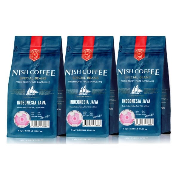 Nish Filtre Kahve Endonezya Java 3x1 Kg