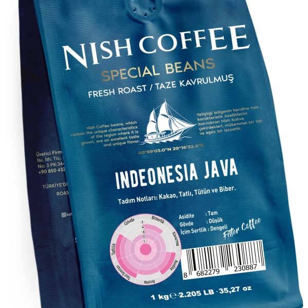 Nish Filtre Kahve Endonezya Java 3x1 Kg
