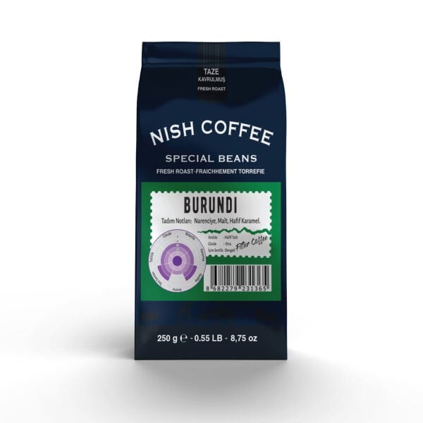 Nish Filtre Kahve Burundi 2x250 Gr