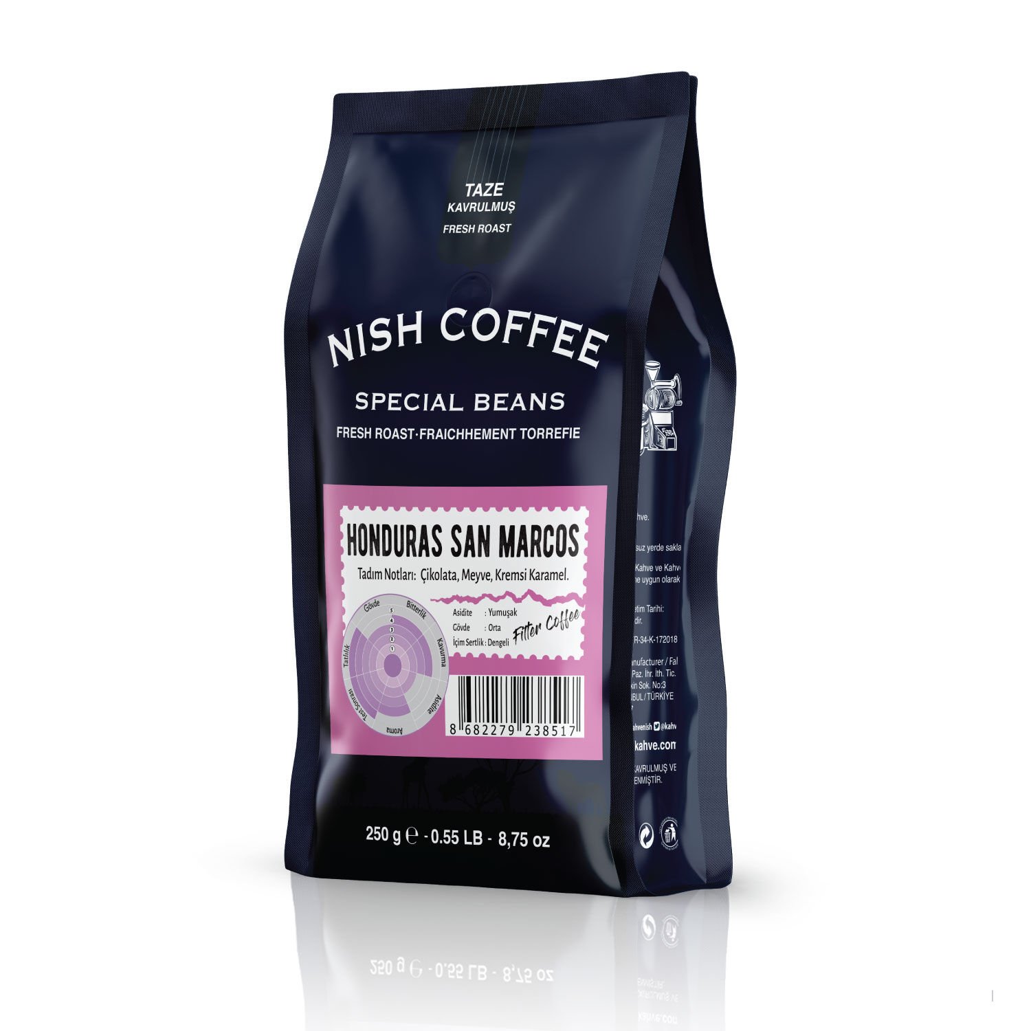 Nish Filtre Kahve Honduras San Marcos 250 Gr