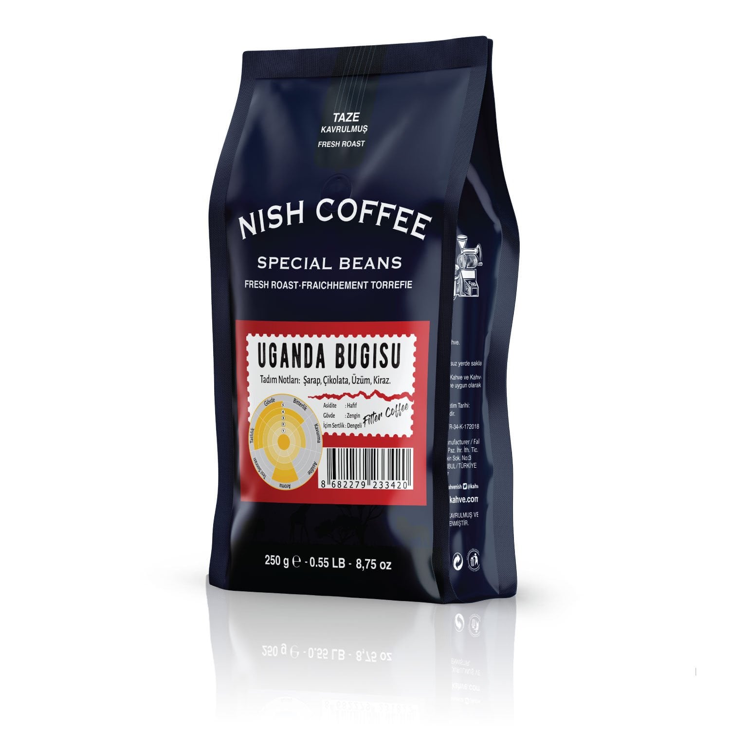 Nish Filtre Kahve Uganda Bugisu 250 Gr