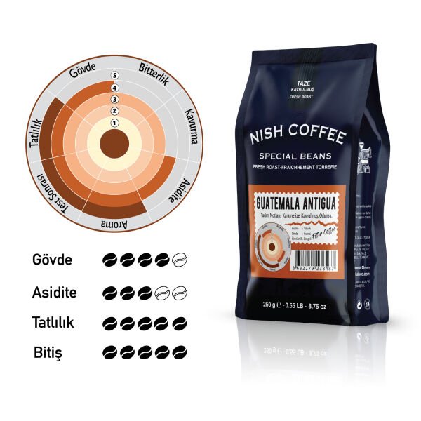 Nish Filtre Kahve Guatemala Antigua 250 Gr