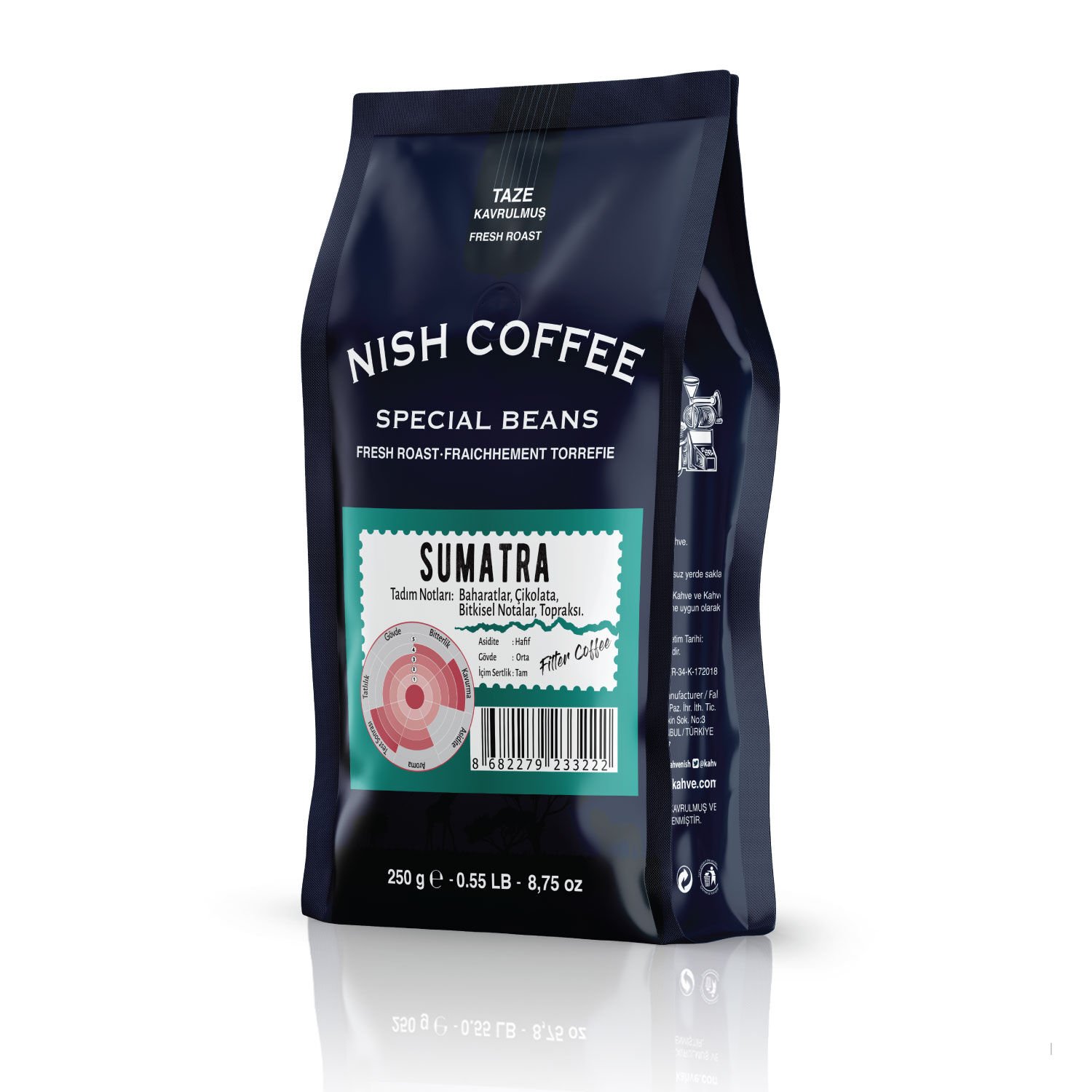 Nish Filtre Kahve Sumatra 250 Gr