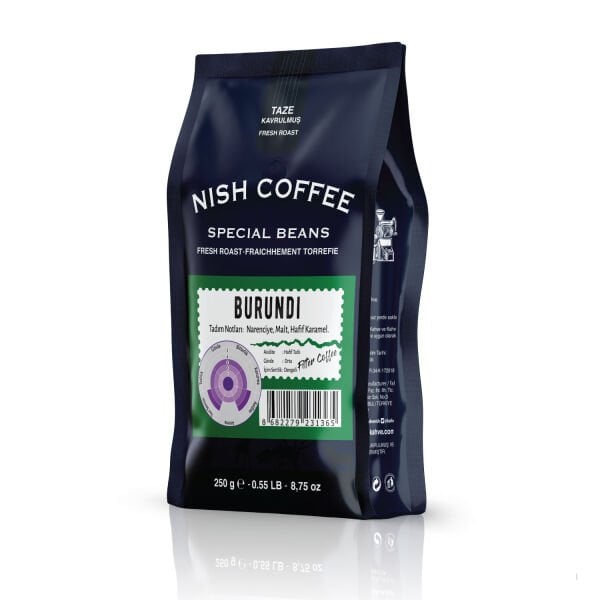 Nish Filtre Kahve Burundi 250 Gr
