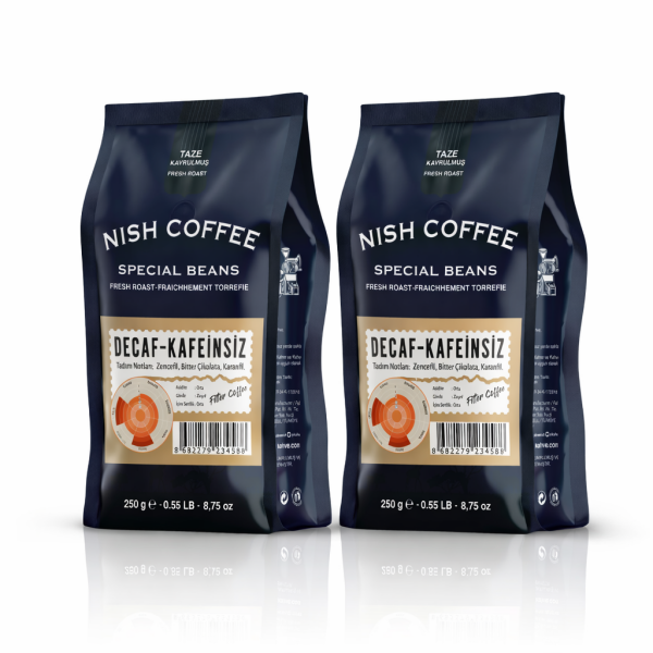 Nish Filtre Kahve Decaf Kafeinsiz 2x250 Gr