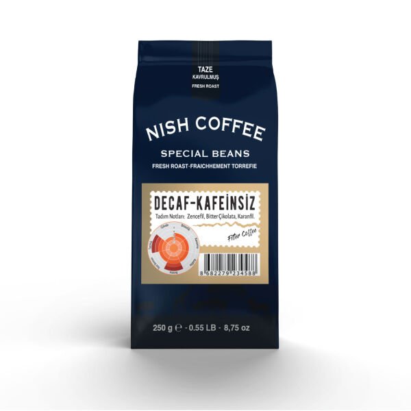 Nish Filtre Kahve Decaf Kafeinsiz 2x250 Gr