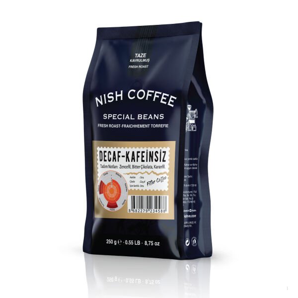 Nish Filtre Kahve Decaf Kafeinsiz 250 Gr