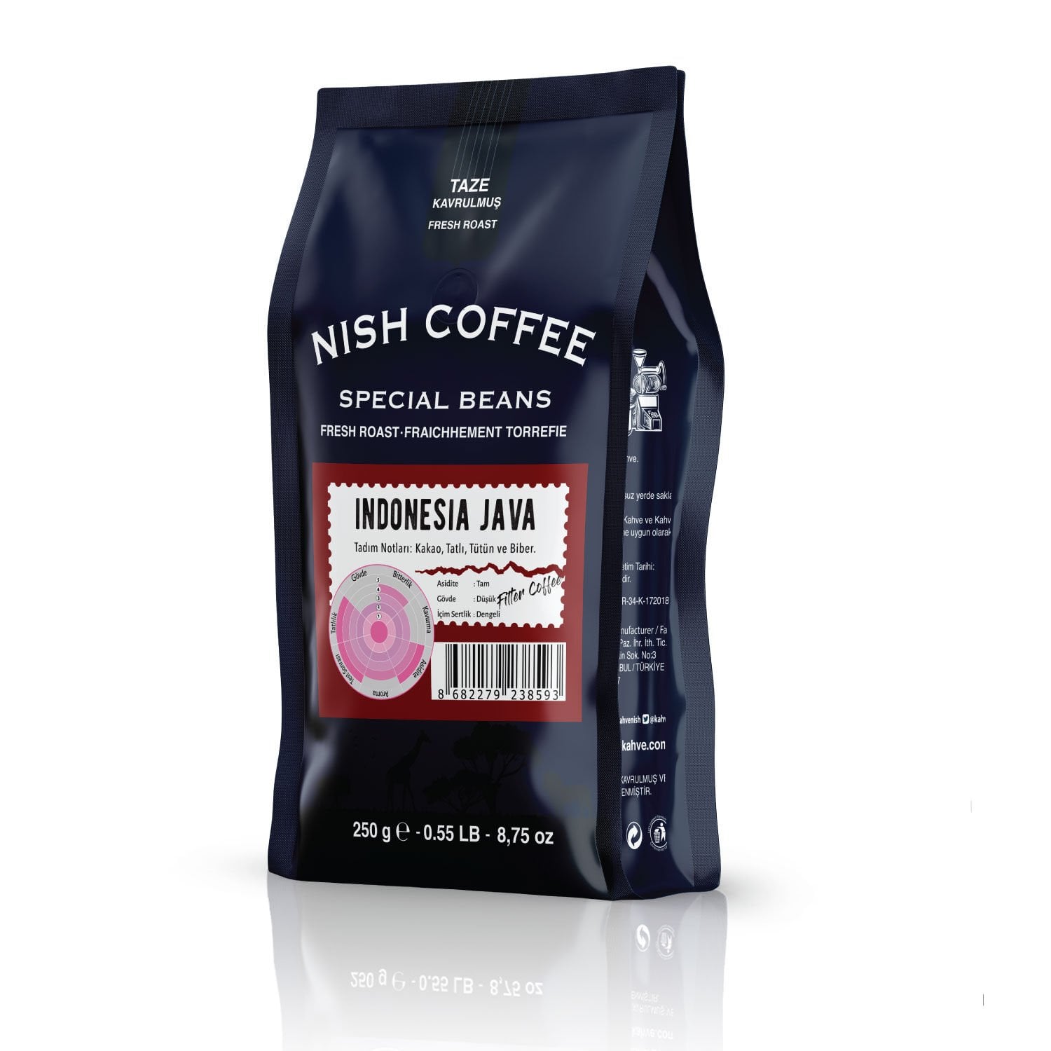Nish Filtre Kahve Endonezya Java 250 Gr