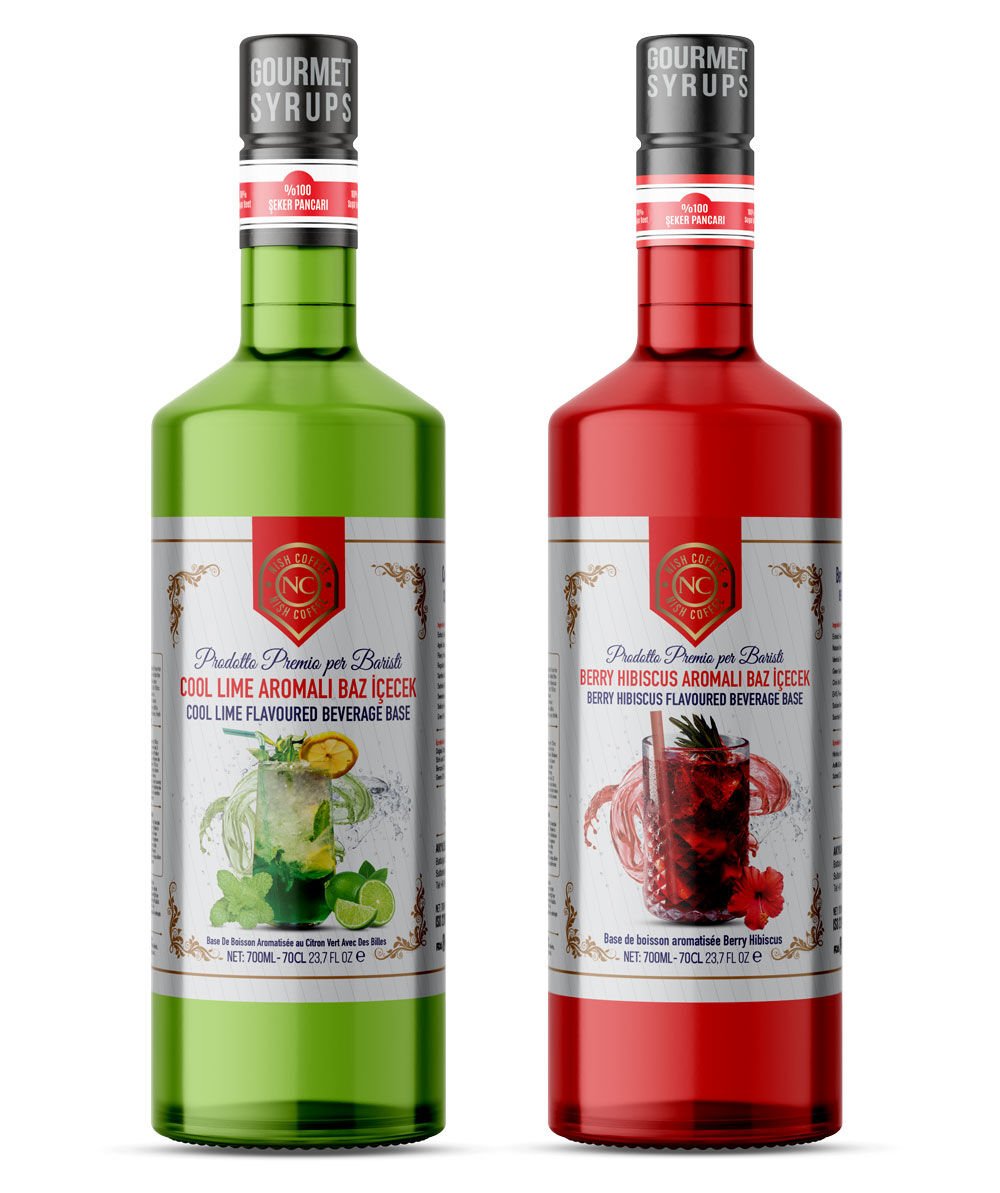 Nish Cool Lime, Berry Hibiskus Aromalı Baz İçecek 2 x 700 ML - Pet Şişe