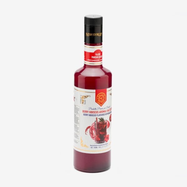 Nish Berry Hibiscus Aromalı Baz İçecek 700 ML - Pet Şişe