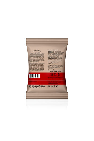 Nish Filtre Kahve Brazil Kolombiya Guatemala Etiyopya 80 gr 4'lü Paket