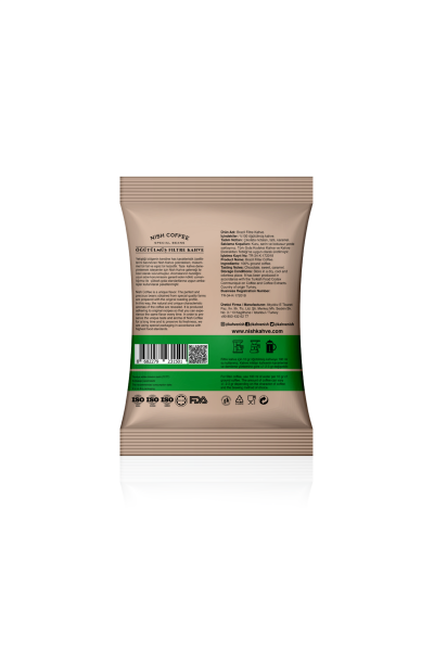 Nish Filtre Kahve Brazil Kolombiya Guatemala Etiyopya 80 gr 4'lü Paket