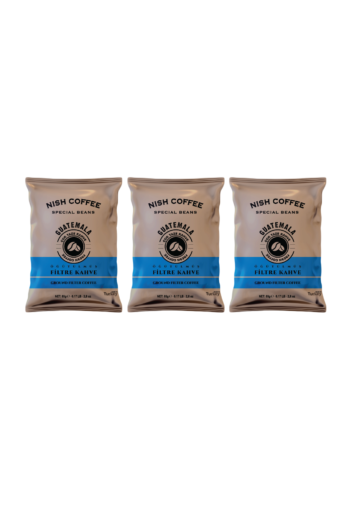 Nish Filtre Kahve Guatemala 3x80 gr