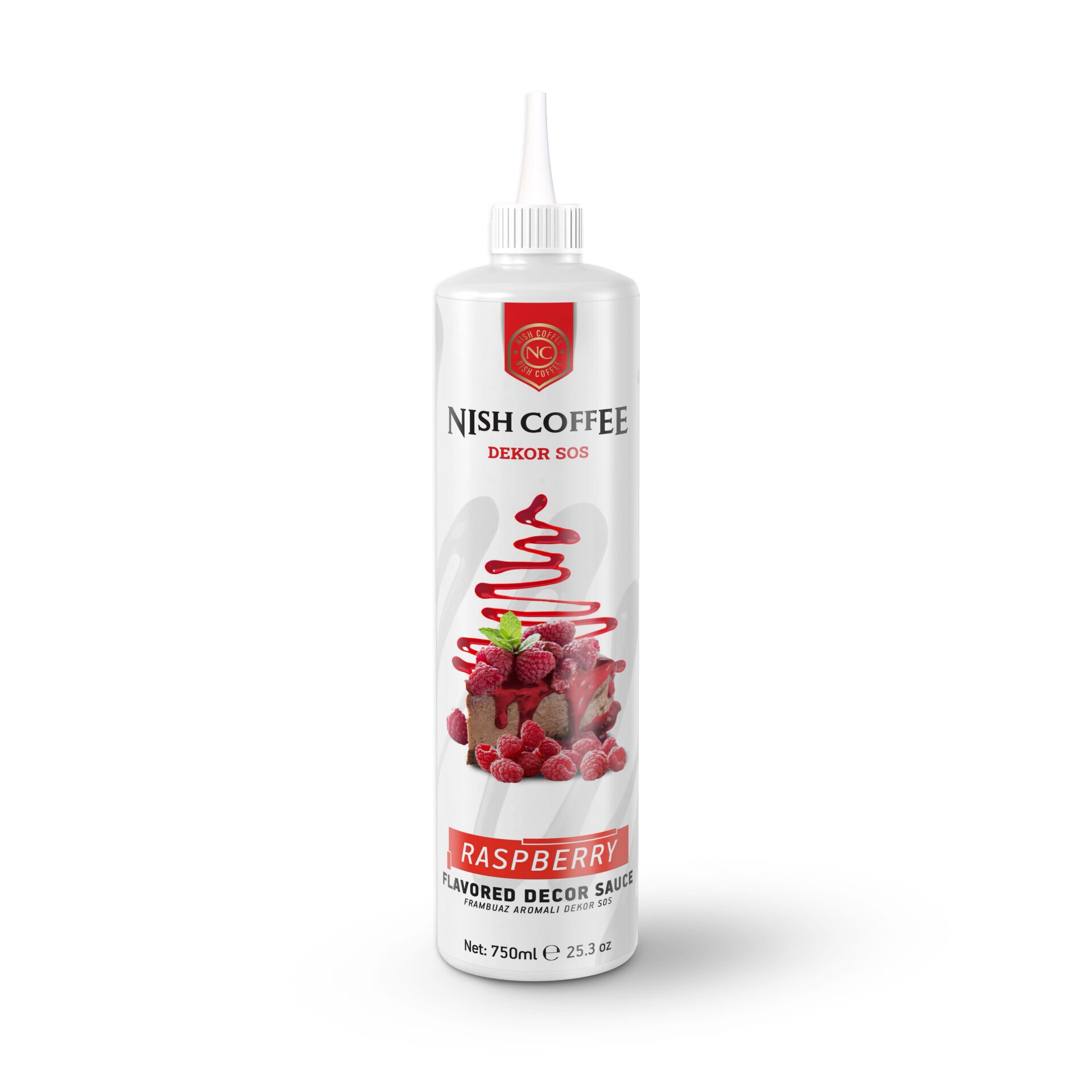 Nish Frambuaz Aromalı Dekor Sos 750 Gr