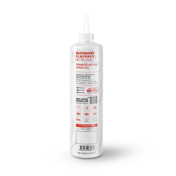 Nish Frambuaz Aromalı Dekor Sos 750 Gr