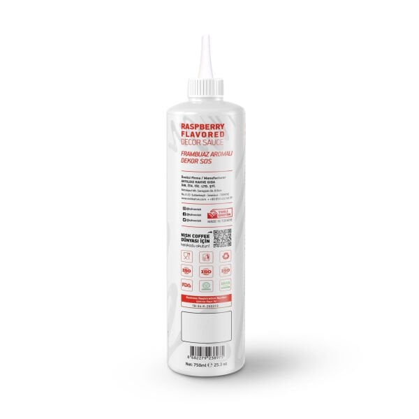 Nish Frambuaz Aromalı Dekor Sos 750 Gr