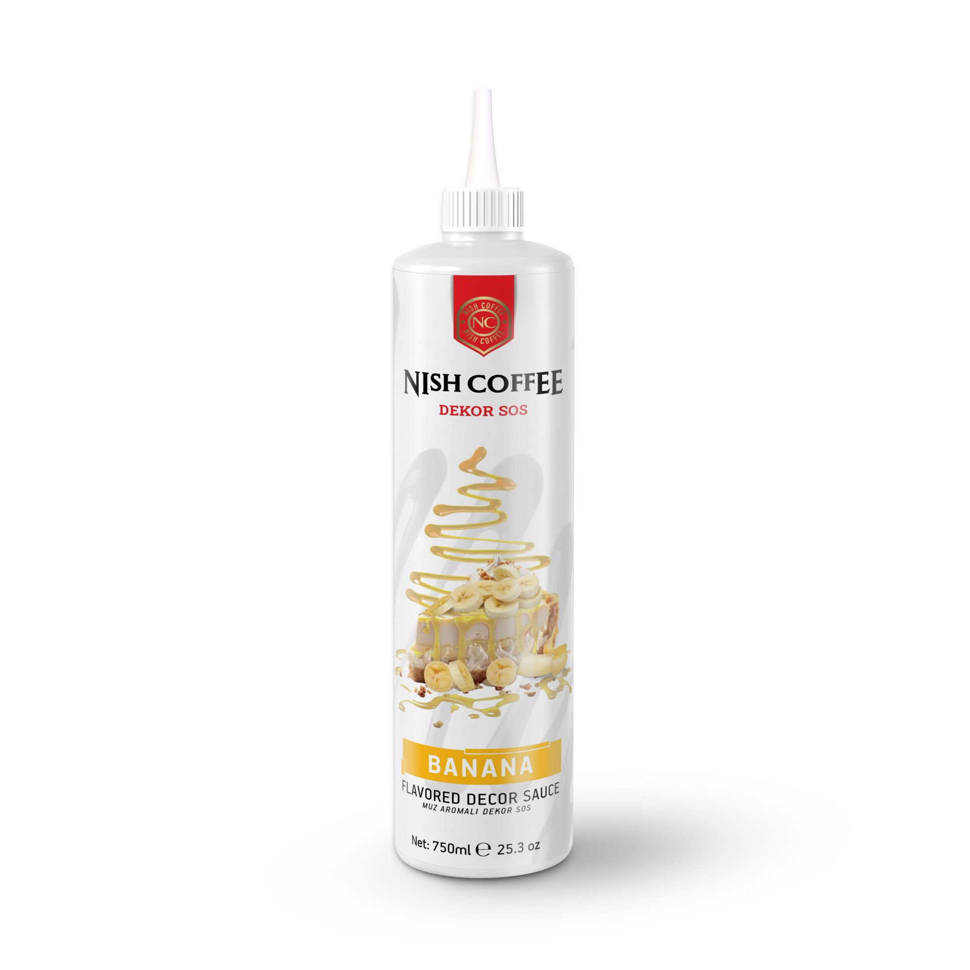 Nish Muz Aromalı Dekor Sos 750 Gr