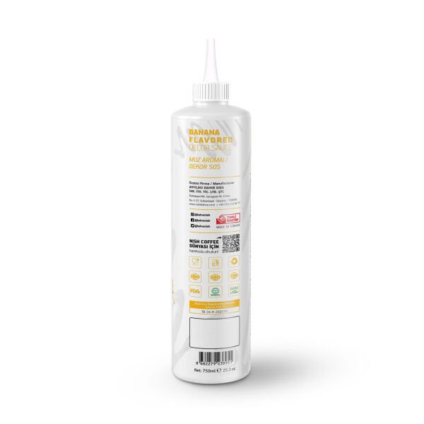 Nish Muz Aromalı Dekor Sos 750 Gr