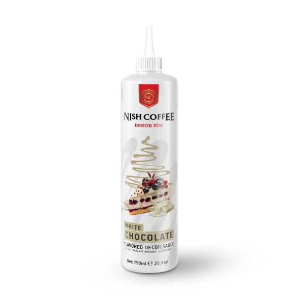 Nish Beyaz Çikolata Aromalı Dekor Sos 750 Gr