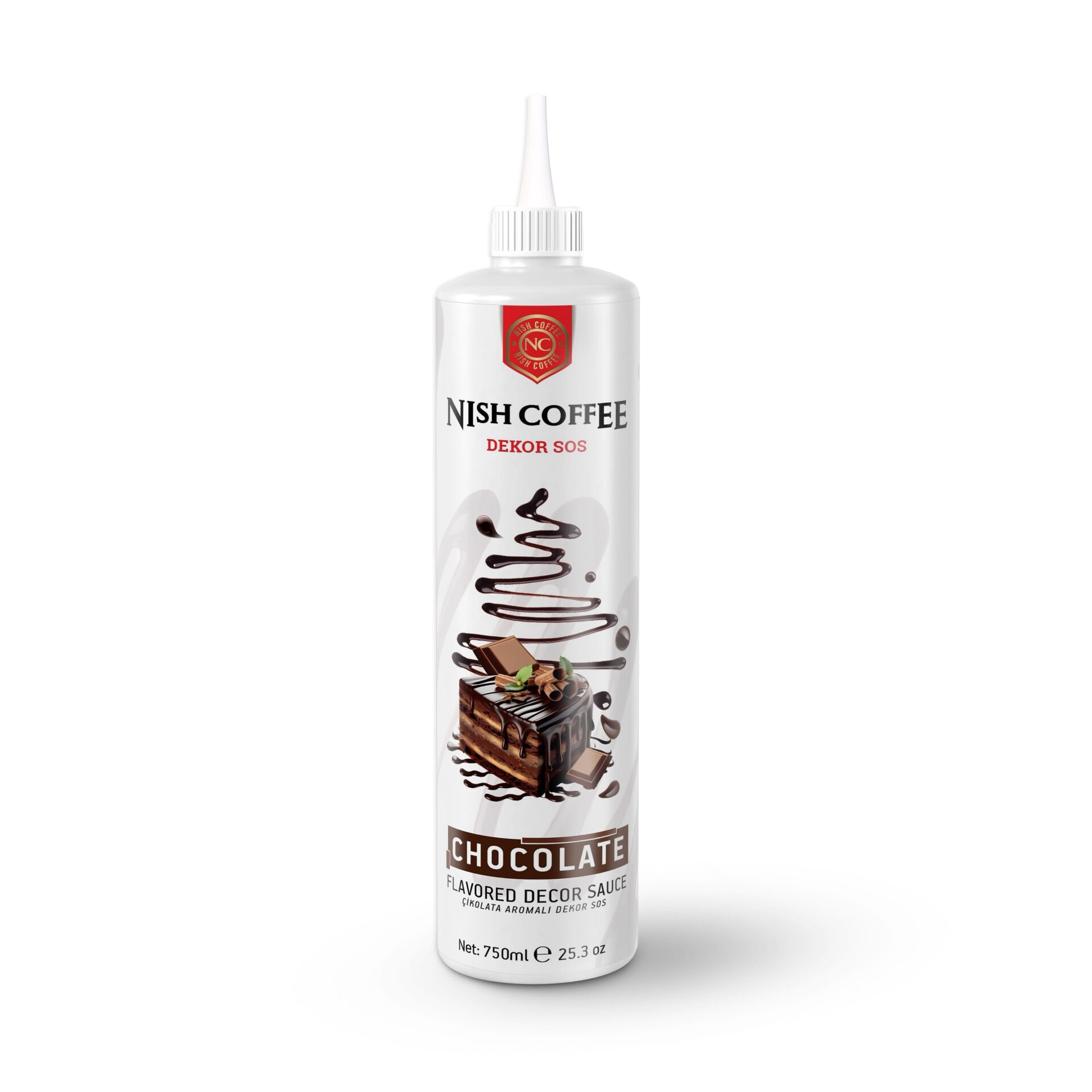 Nish Çikolata Aromalı Dekor Sos 750 Gr
