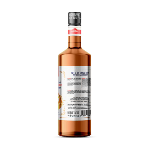 Nish Toffee Nut Aromalı Şurup 700 ML - Pet Şişe