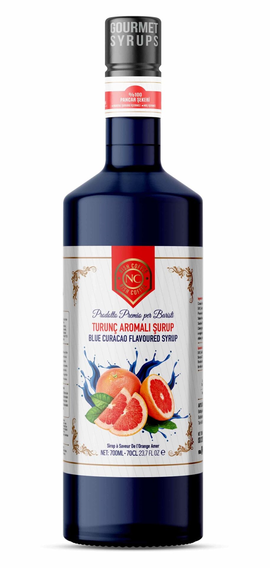 Nish Turunç Aromalı Şurup 700 ML - Pet Şişe