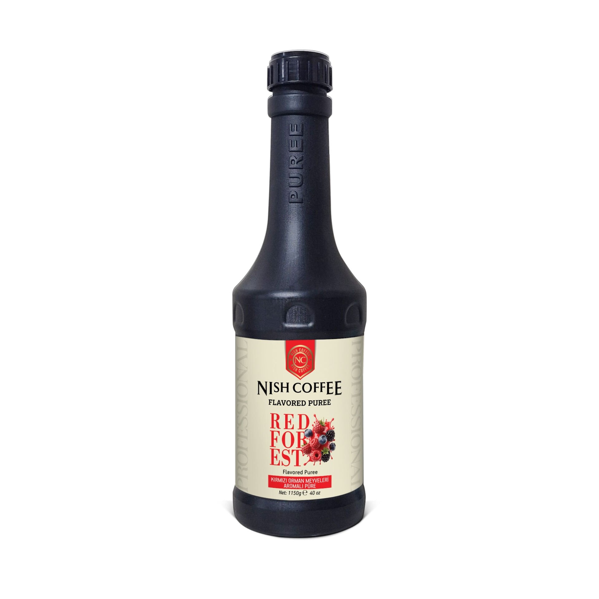 Nish Kırmızı Orman Meyveleri Aromalı Meyve Püresi 1.150 Gr