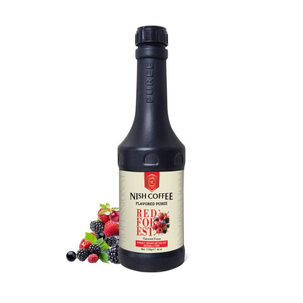 Nish Kırmızı Orman Meyveleri Aromalı Meyve Püresi 1.150 Gr