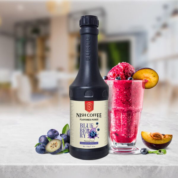 Nish  Yaban Mersini Aromalı Meyve Püresi 1.150 Gr