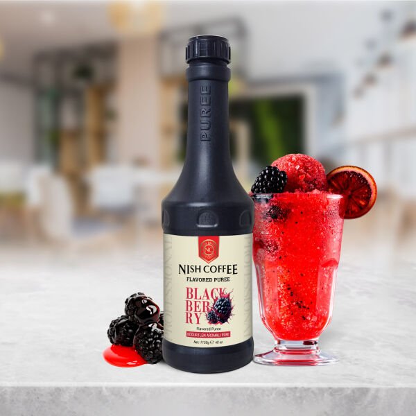 Nish Böğürtlen Aromalı Meyve Püresi 1.150 Gr