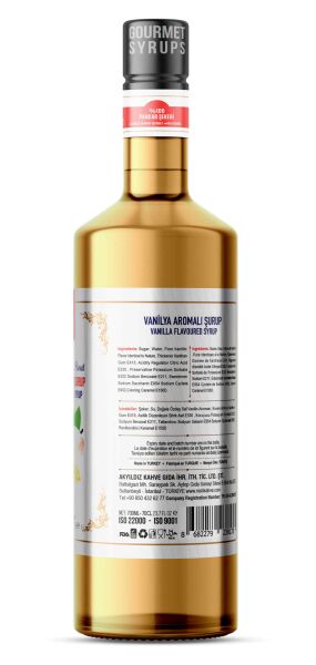 Nish Vanilya Aromalı Şurup 3 x 700 ML - Pet Şişe