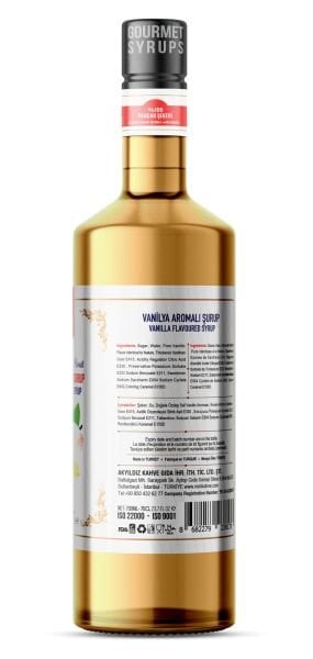 Nish Vanilya Aromalı Şurup 3 x 700 ML - Pet Şişe