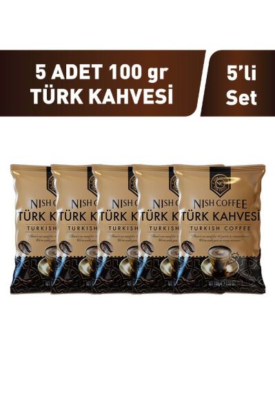 Nish Türk Kahvesi 5 x 100 Gr