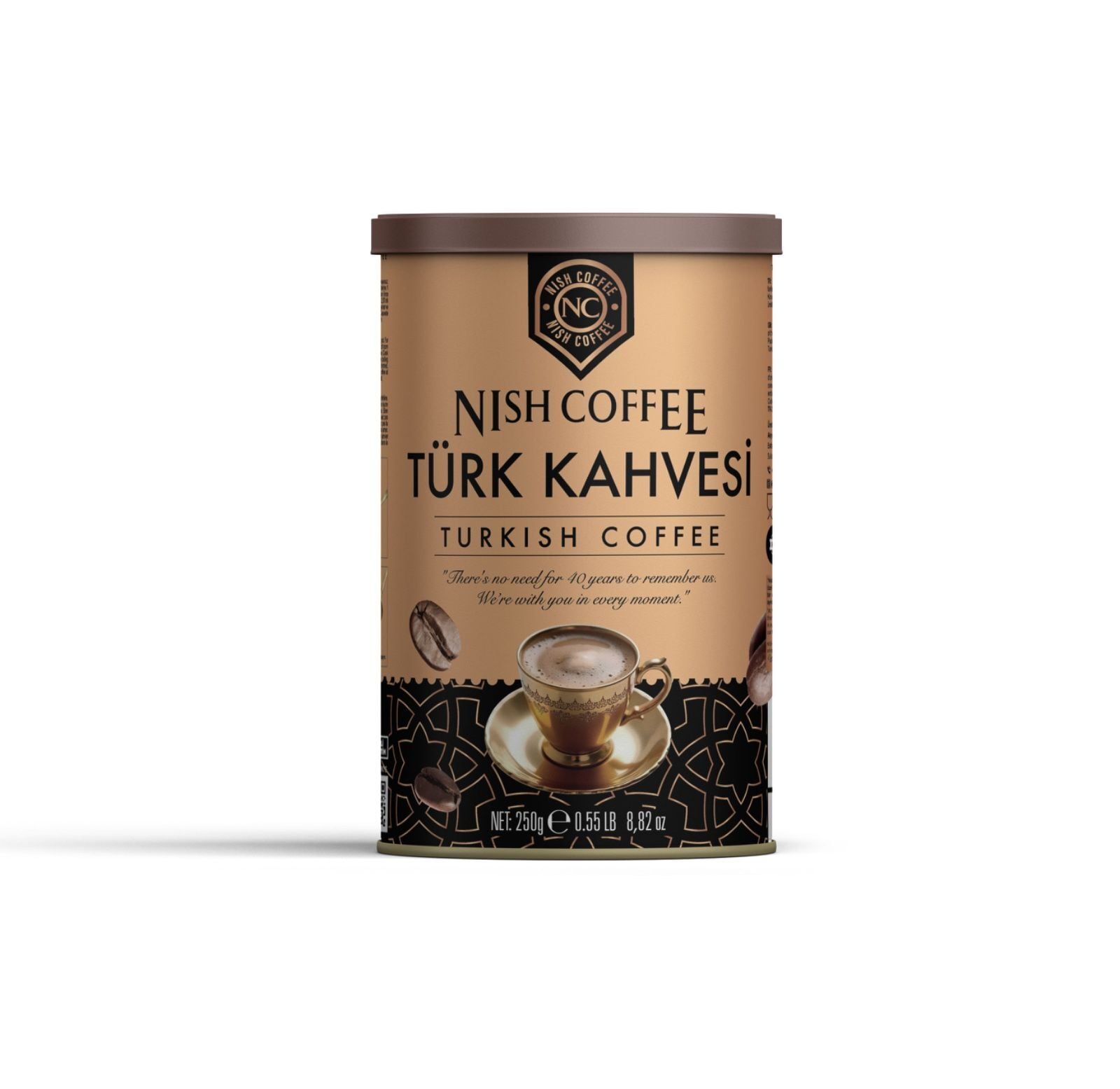 Nish Türk Kahvesi 250 Gr (Teneke Kutu)