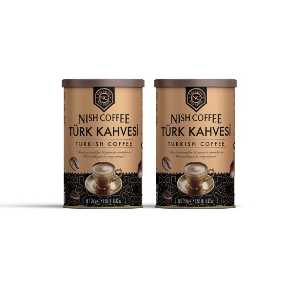 Nish Türk Kahvesi 2 x 250 Gr (Teneke Kutu)