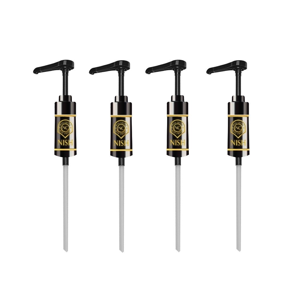 Nish Şurup Pompası 4'lü Set (700 ML Uyumlu)