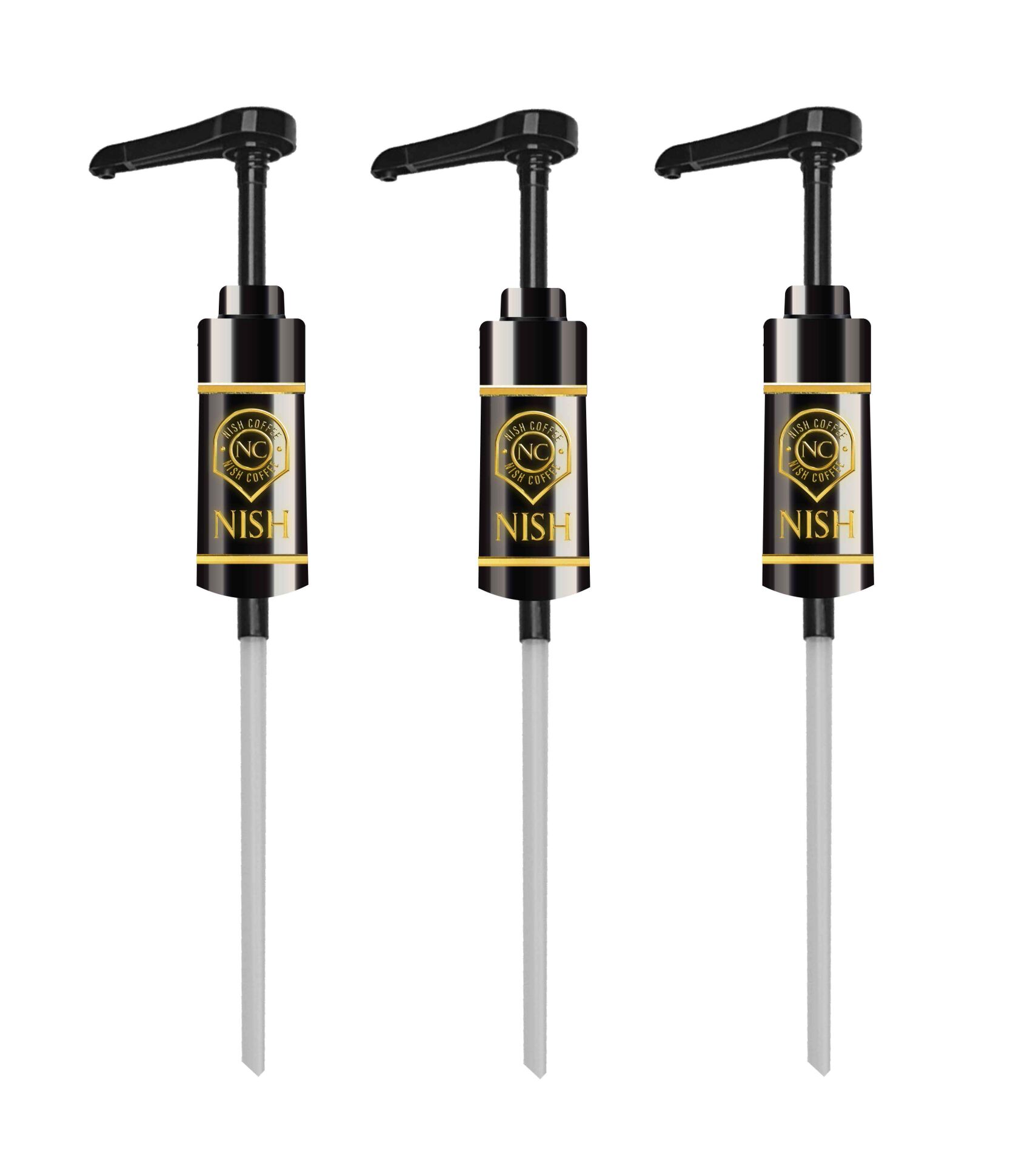 Nish Şurup Pompası 3'lü Set (700 ML Uyumlu)