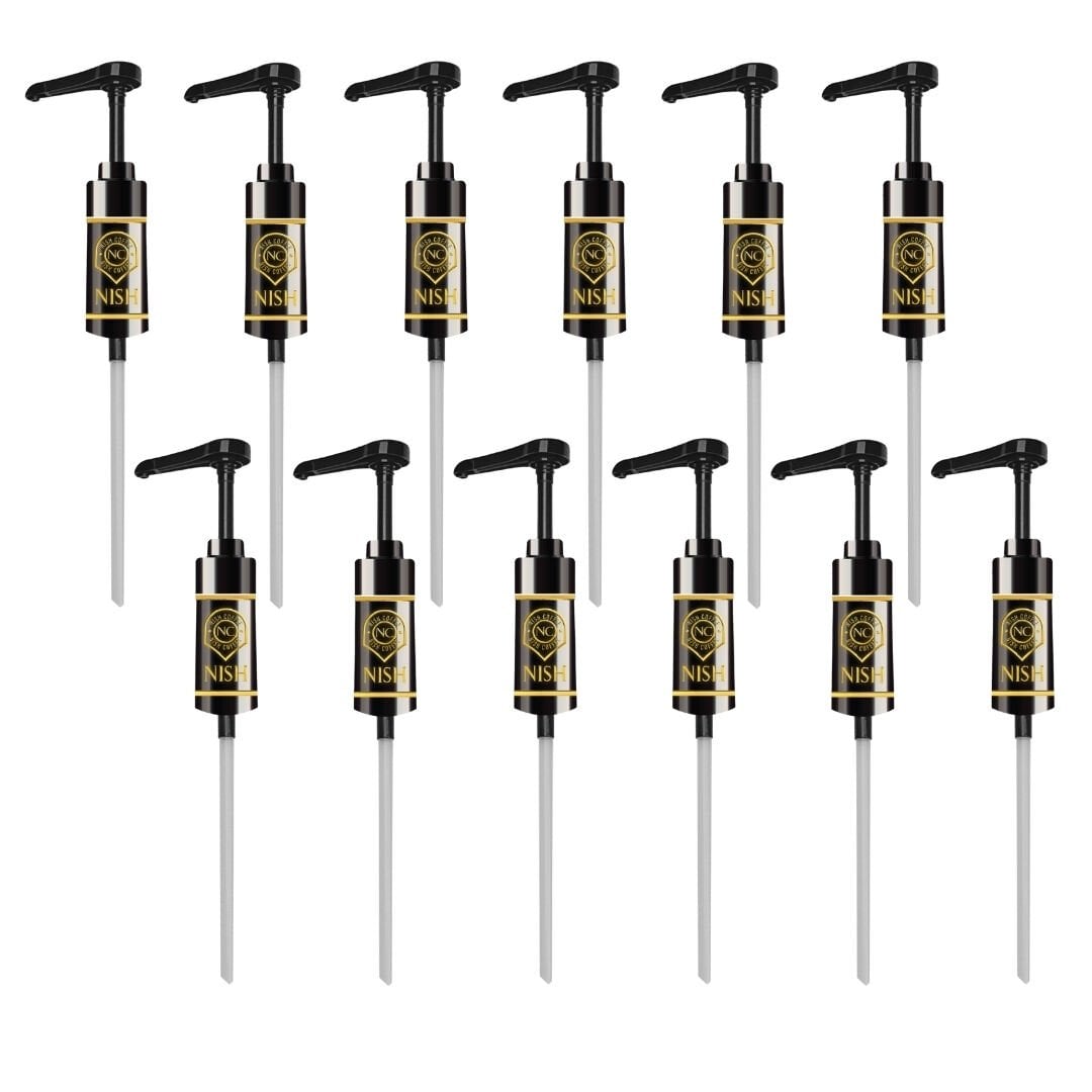 Nish Şurup Pompası 12'li Set (700 ML Uyumlu)