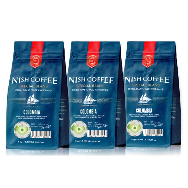 Nish Filtre Kahve Kolombiya 3x1 Kg