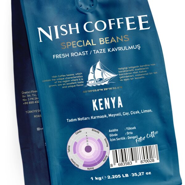 Nish Filtre Kahve Kenya 1 Kg