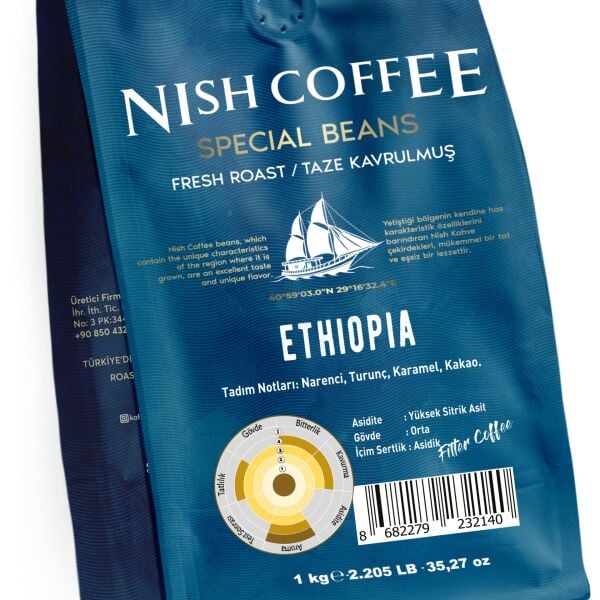 Nish Filtre Kahve Etiyopya 1 Kg