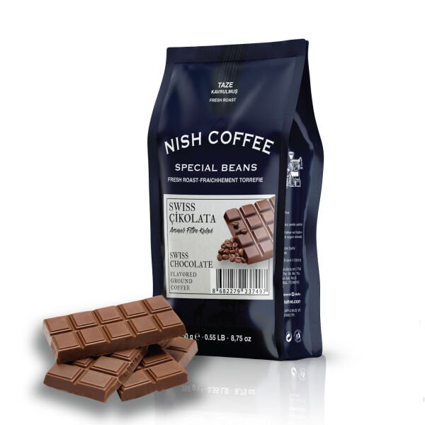 Nish Swiss Çikolata Aromalı Filtre Kahve 250 gr