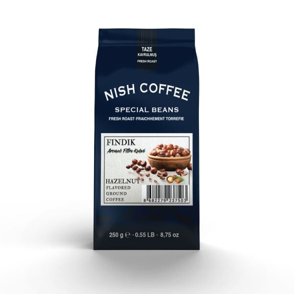 Nish Fındık Aromalı Filtre Kahve 250 gr