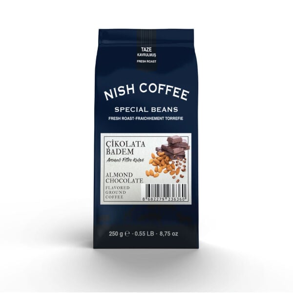 Nish Çikolata Badem Aromalı Filtre Kahve 250 gr