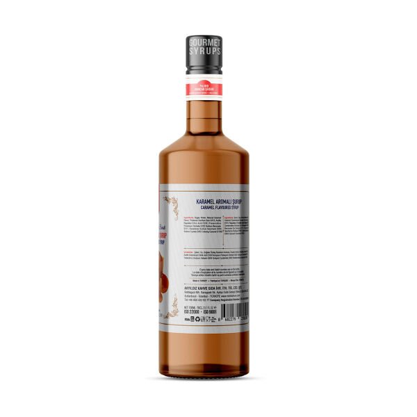 Nish Karamel Aromalı Şurup 3 x 700 ML - Pet Şişe