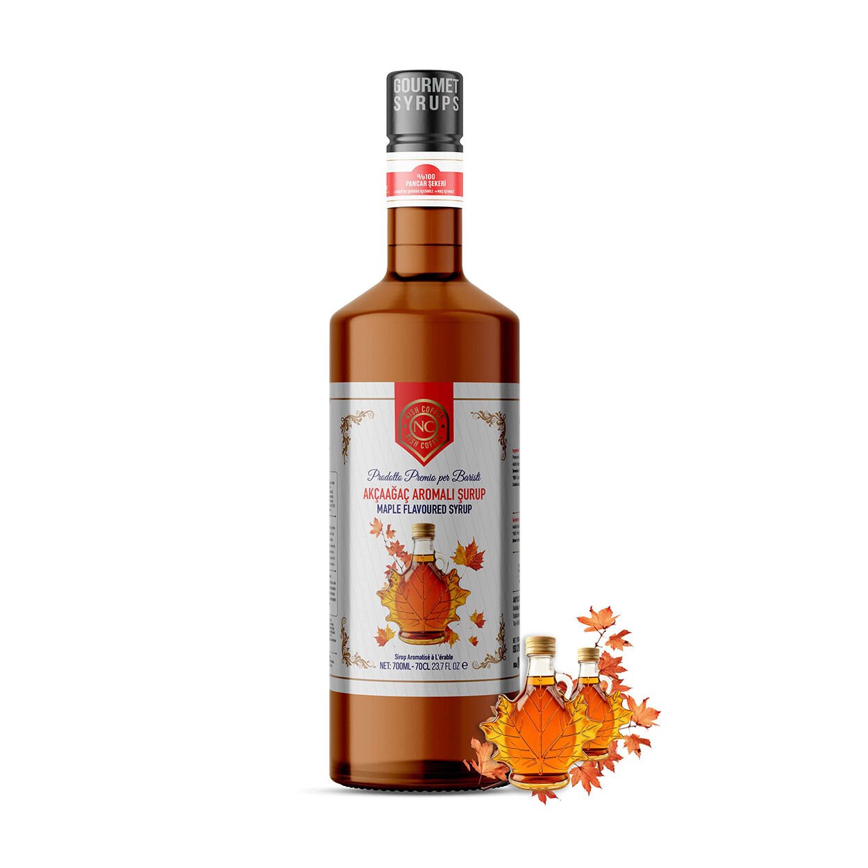 Nish Akçaağaç Aromalı Şurup 700 ML - Pet Şişe