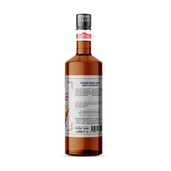 Nish Amaretto Acıbadem Aromalı Şurup 700 ML - Pet Şişe