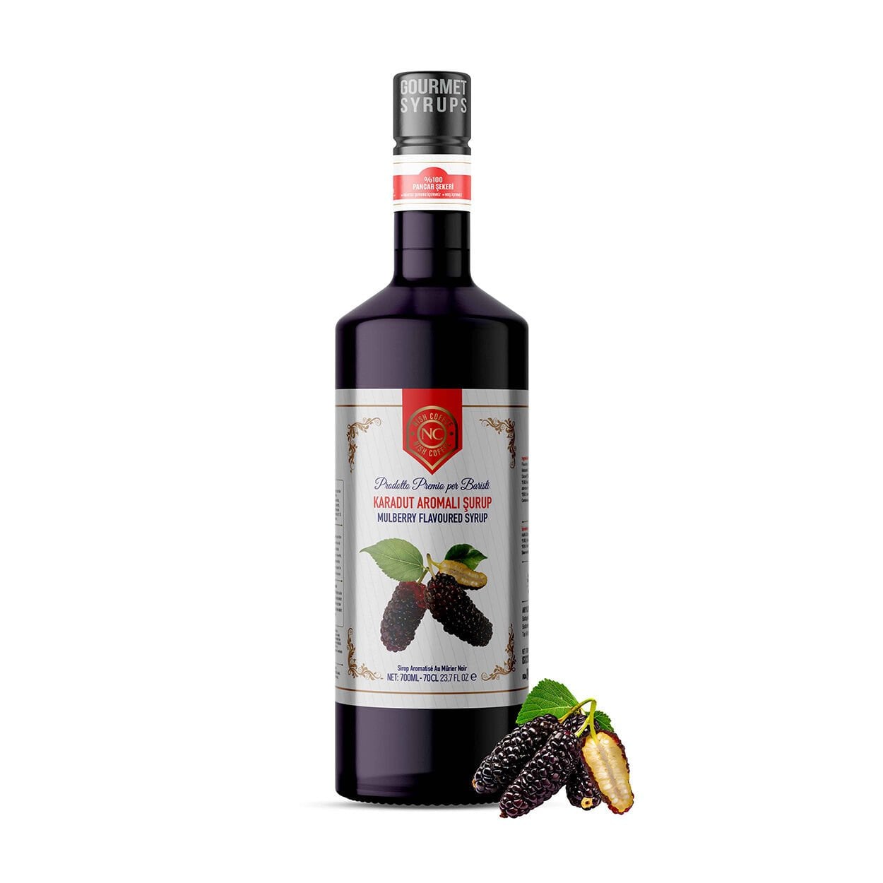 Nish Karadut Aromalı Şurup 700 ML - Pet Şişe